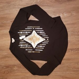 (M) NWT ARIAT Reversible Sequin Ace of Diamonds Casual Classic Fit Rodeo Country